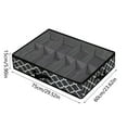 thumbnail image 2 of Bedroom Underbed Shoe Storage Foldable Organizer with Lid for Closet and Bedroom Durable Mattress-Style Visible Storage Bockets Lightweight Home Textile Storage Solution, 2 of 3