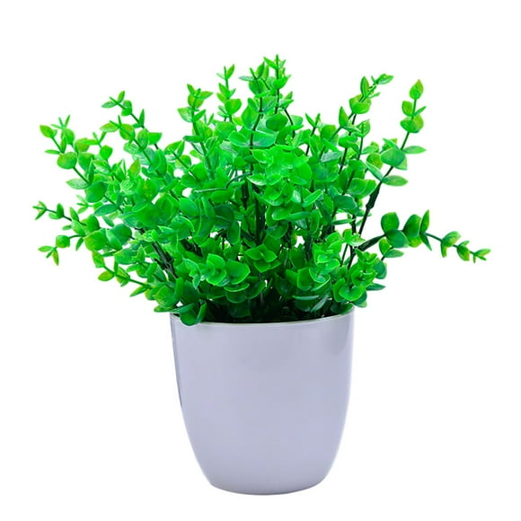 Bonsai artificial de plástico para interiores, maceta falsa para decoración del hogar, planta en maceta de simulación, pequeña Eigraketly HA8800-02B