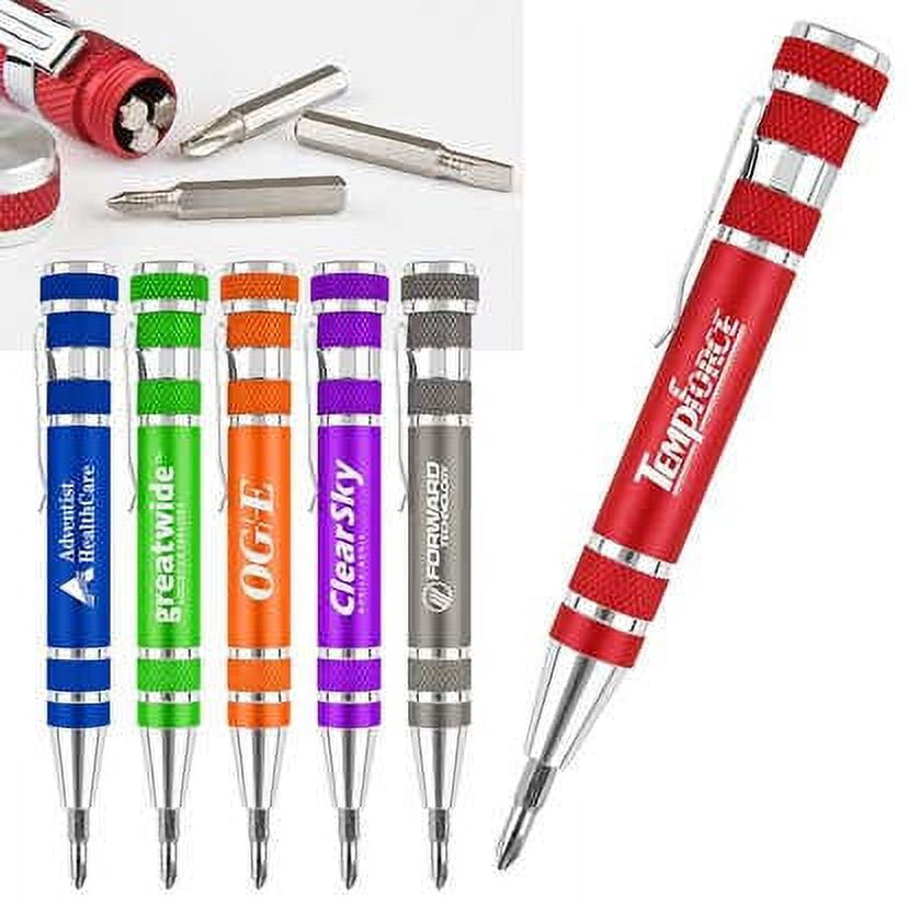 Custom 9-in-1 Pocket Tool Pen, Set of 25, Personalized Bulk Pack, Jishi Gifts for Men & Women Stocking Stuffers, Dad Gifts from Daughter Son, Gift for Christmas and birthday Gift - Lime