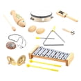 thumbnail image 2 of Instrumento de percusión Montessori de 9 piezas, juguete de percusión musical de madera, instrumentos musicales para niños, 2 of 9