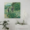 thumbnail image 5 of Pierre Auguste Renoir Picking Flowers Poster Cool Artworks Painting Wall Art Canvas Prints Hanging Picture Home Decor Posters Gift 16x16inch(40x40cm), 5 of 5