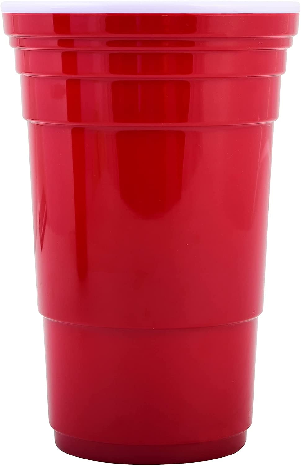 Red Cup Living Reusable Red Plastic Cups 32 oz Party