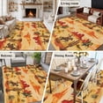thumbnail image 6 of 5x7 Washable Area Rug, Tropical Plant Cactus Non-Slip Large Rectangle Rug for Living Room Bedroom, Western Cowboy Horse Sunset Desert Ethnic Indoor Floor Mat for Home Decor, 6 of 9
