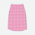 thumbnail image 5 of LNWH Classic Pink Plaid Pattern Dog Clothes, Breathable Warm Cotton Pet Clothes 3X-Large, 5 of 8