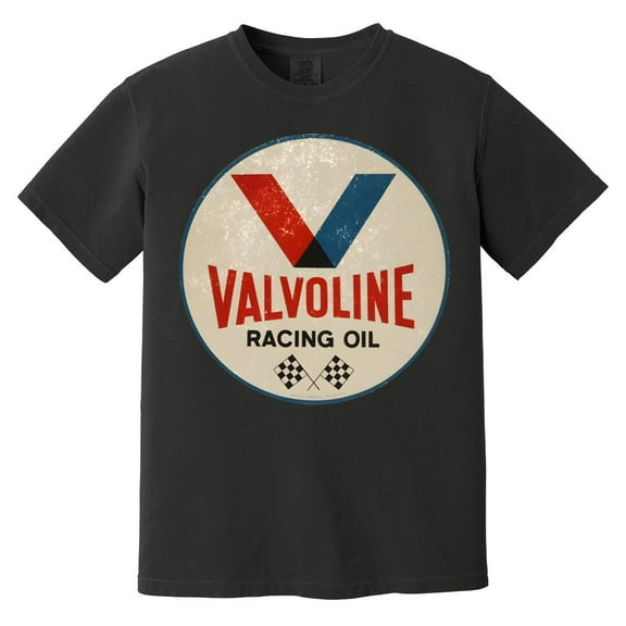 Valvoline Racing Motor Oil Logo Funny Garage Graphic Merch Comfort Color T-Shirt
