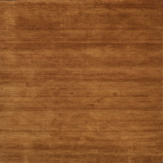 Ahgly Company Machine Washable Indoor Square Contemporary Mahogany Brown Area Rugs, 3' Square