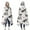 Dog Pattern With, variant on Wearable Blanket,Boston Terrier with Bones and Paws Hooded Wearable Flannel Blanket for Adults & Teens,Winter Poncho Shawl Wrap Cape Cozy Anti-Pill,50"x60"