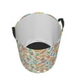 thumbnail image 3 of Goofa Simple Drawing Printed Circular Hamper,Laundry Basket with Handles,Storage Baskets Foldable,Large Capacity Laundry Hamper-Medium, 3 of 8