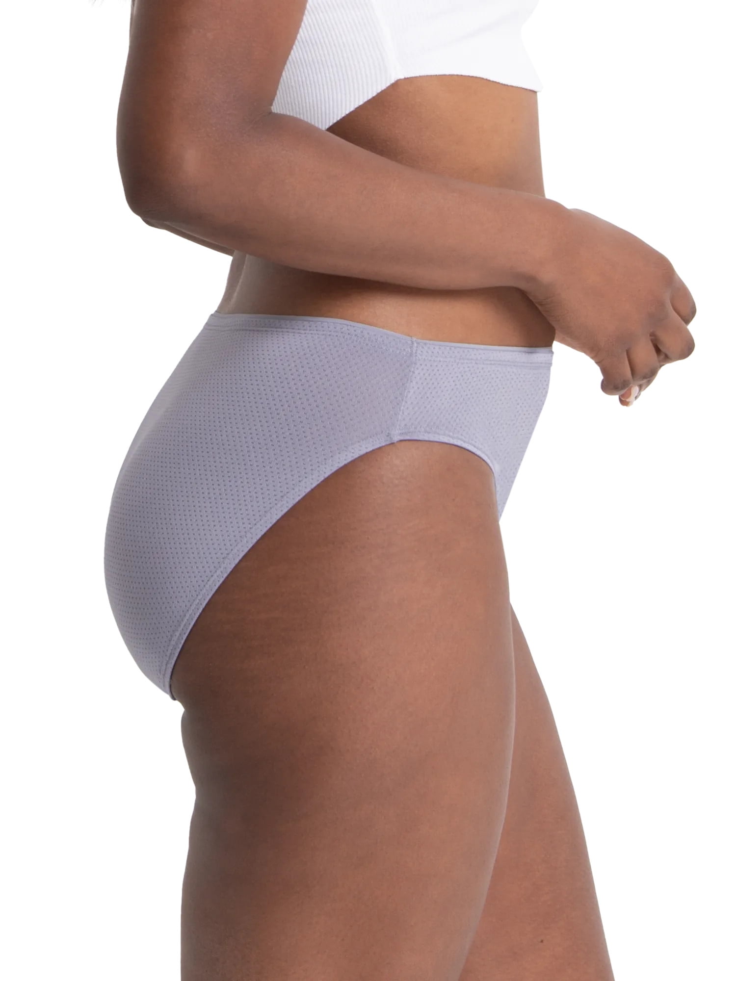 Fruit of the Loom Women's Breathable Micro-Mesh Underwear, Multiple Styles, 6-Pack, Sizes S-3XL