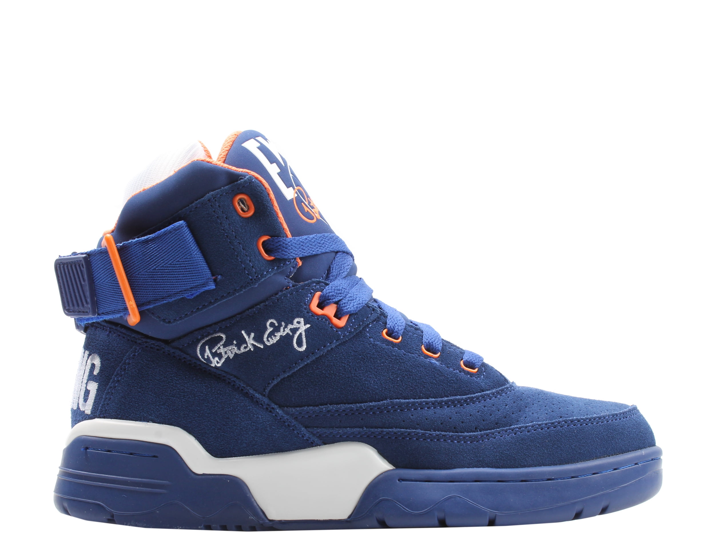 Patrick Ewing 33 Hi Men's Athletic Sneaker Basketball Shoes Knicks Blue  Orange