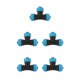 thumbnail image 1 of Ounissouiy T Pipe Connector Fittings Household Plastic Accessories Hose Components Connectors Garden Irrigation Joint Tube Watering Type2, 1 of 6