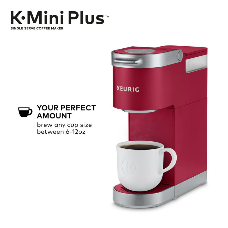 Keurig Coffee Travel Mug, Fits Under Any Keurig K-Cup Pod Coffee Maker, 14  oz, Red