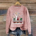 thumbnail image 4 of Shadoumai Christmas Shirts for Women Breathable Loose Fit Winter Casual Sweater Soft Lined Christmas Sweater for Women, 4 of 5