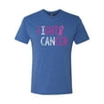 thumbnail image 2 of Fight Cancer Ribbon Mens Premium Tri Blend T-Shirt, Vintage Royal, 2XL, 2 of 3