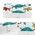 thumbnail image 4 of Turtle Portable PU Leather Organizer Box with Removable Compartment for Jewelry Display and Storage - Jewelry Boxes Included, 4 of 6