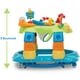thumbnail image 4 of Andador de actividad 4 en 1 Delta Children Lil' Play Station Rocker Centro de actividades Gorila Altura ajustable del asiento Color azul, 4 of 5