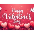thumbnail image 4 of LUUFILx Valentine's Day Romantic Background Banner Backdrop for Party Decoration Event Decor Love Photography Props Gift Display Background, 4 of 8