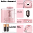 thumbnail image 2 of 1-Piece Electric Pencil Sharpener — Designed for Children: Features a Sharp Blade for Rapid Sharpening; Suitable for No. 2 Pencils, Schools, Classrooms, Offices, and Home Use.,Black, 2 of 7