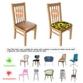 thumbnail image 5 of Sunflower Seat Covers for Dining Room Chairs Set Of 4,Stretch Printed Washable Chair Seat Cover with Elastic Ties and Button,Removable Waterproof Couch Cushion Covers, 5 of 6