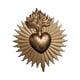 thumbnail image 5 of Placa de pared de los Sagrados Corazones, estatua gótica, decoración de resina, arte para el hogar, figura católica dorado, 5 of 9