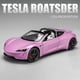 thumbnail image 2 of Tesla Roadster modelo Y modelo 3 Tesla modelo S coche de juguete de aleación modelo sonido Y luz juguete coleccionable para niños regalo de cumpleaños, 2 of 3