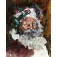 thumbnail image 2 of Tillmon, Avery 15x18 White Modern Wood Framed Museum Art Print Titled - Father Christmas, 2 of 4