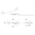 thumbnail image 5 of Gatco 5078 Designer II 30" Porte-Serviettes, 30 Pouces, Chromé, 5 of 5
