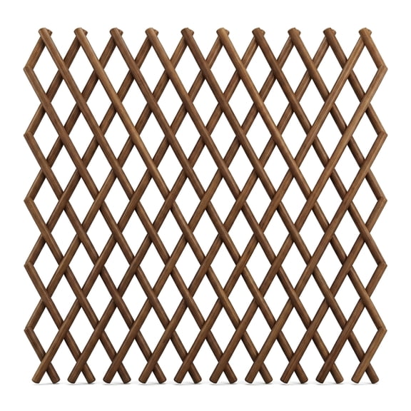 Outdoor Plant Support Trellis – Willow Expandable Lattice Fence Panel for Climbing Plants,Lattice Fence Willow Expandable Plant ,Open Screen Fencing
