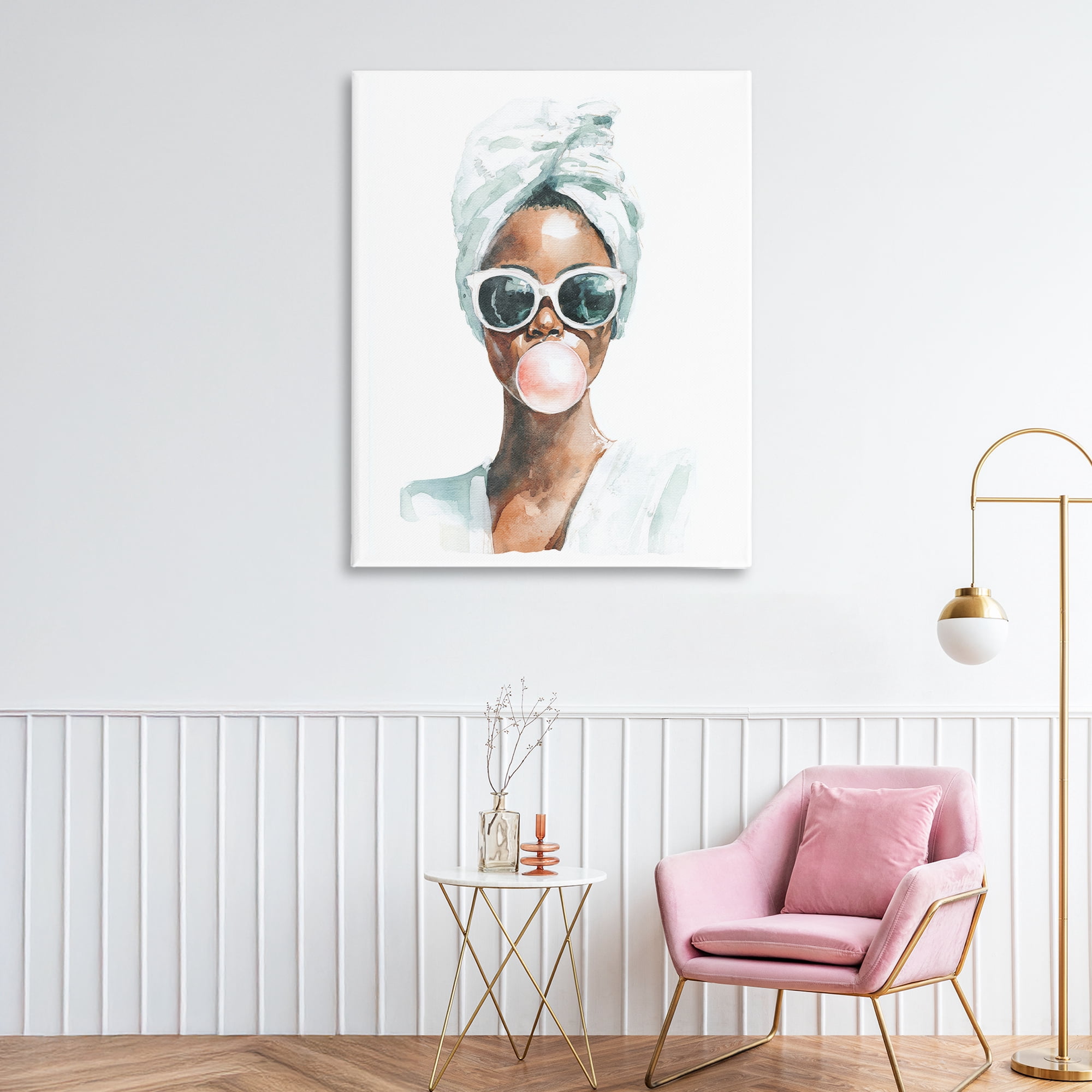 Stupell Industries Bubble Reverie Female Canvas Wall Art, design by Svetlana Aleynikova
