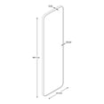 thumbnail image 4 of Espejo Home Trends Rectangular marco de Aluminio Negro  107.7x33.6cm, 4 of 4