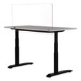 thumbnail image 1 of SAF Safco Desktop Privacy & Wellness Panel - 47.5 x 23.5 in. - Clear, 1 of 1