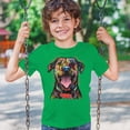 thumbnail image 3 of Tee Hunt My Favorite Breed is The One in Need Youth T-Shirt Dean Russo Dog Kids, Green, Large, 3 of 5