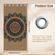 thumbnail image 2 of Cortina de puerta estilo mandala retro para puerta, estilo bohemio, divisor de ambientes, plegable, 2 of 9