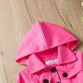 thumbnail image 5 of Lindreshi Winter Coats for Toddler Girls and Boys Toddler Kids Baby Girl Long Sleeve Solid Ruched Hooded Windproof Coat Outwear, 5 of 9