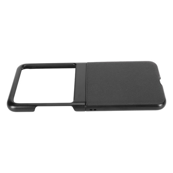 Flip Phone Case, Foldable Phone Case Scratch Resistance Leather Perfect Fit for Daily Use Black