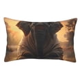 thumbnail image 1 of Fotbe Lake Meditating Elephant Funda de Almohada Decorativa Estilo Occidental, Lujo en Algodón, Fundas para Almohadas King, Cojín Estampado para Decoración del Hogar-16"x24", 1 of 6
