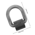 thumbnail image 2 of BRIGHTFUFU Weld On D Rings Metal D Ring for Industrial Use 1Set, 2 of 8