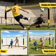 thumbnail image 3 of Wumubs Portería de Fútbol de 12×6 Pies con Base Metálica Plegable, Red Portátil de Instalación Rápida para Entrenamiento en Patio Trasero Interior y Exterior, con Bolsa de Transporte, 3 of 8