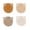 B, variant on 4 Pack Cat Ear Shaped Cotton Rope Coaster Set, Heat Resistant Drink Pads with Storage Stand, Cute Kawaii Table Mats for Kitchen Table Home Decor, A
