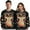 E, variant on Halloween Christmas Mens and Womens Two Person Interesting Sweater Digital Printed Sweatshirt Couple