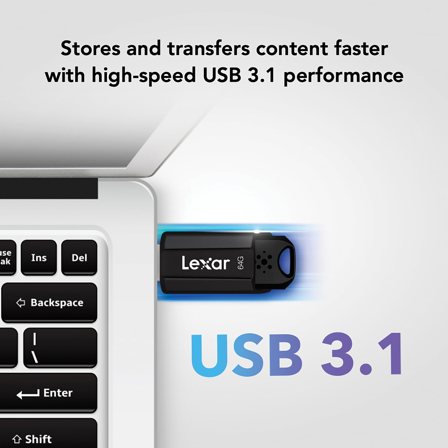 Lexar JumpDrive S80 USB 3.1 Flash Drive (64 GB)