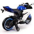 thumbnail image 3 of 2021 Racing Style Ride On Car Motorcycle Toy for Kids 12V Powered  Blue, 3 of 15