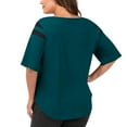 thumbnail image 4 of Women's G-III 4Her by Carl Banks Green Philadelphia Eagles Plus Size Linebacker T-Shirt, 4 of 4