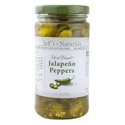 (4 Pack) Jeff's Naturals Diced Tamed JalapeÃÂ±o Peppers, Vegan, 12 Oz