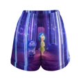 thumbnail image 3 of Inside Out Movie Women's Leg Shorts Drawstring Elastic High Waist Loose Short Summer Home Beach Holiday Sweat Shorts With Pockets For Lady Girls, 3 of 6