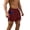 Red, variant on Mens Beach Shorts 16 Inch Inseam Elastic Waist Training Athletic Shorts Summer Swim Casual Swim Trunks with Pockets