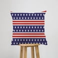 thumbnail image 2 of Throw Pillow Cover American Independence Day Stars Stripes 4th of July Home Decor Pillowcase for Sofa 18x18 Inches, 2 of 6
