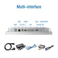 thumbnail image 3 of GreenTouch 10,4 Moniteur à Écran Tactile Pouces, Écran Multi-Touch PCAP - HDMI+VGA+DVI - Résolution 800 x 600, 3 of 7