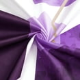 thumbnail image 4 of Modern Extra Long Shower Curtain for Bathroom, Purple Geometric Art Decor Waterproof Bath Curtain, Fabric Shower Curtain Sets for Home Decor, 72" W x 84" L Inch, 4 of 6