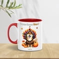 thumbnail image 3 of Happy Thanksgiving Shiba Inu Turkey Costume Pumpkins Autumn Leaves 11oz Accent Two-tone Mug Shibas Dog Lovers Gifts Idea Coffee Tea Cup - 130144, 3 of 5